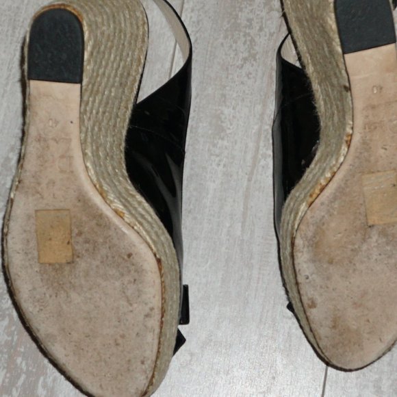 CHRISTIAN DIOR ESPADRILLE PLATFORM SANDALS - Picture 5 of 6